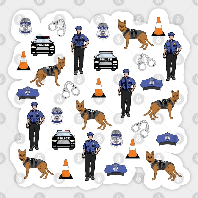 Police Item Mix Sticker by PLLDesigns